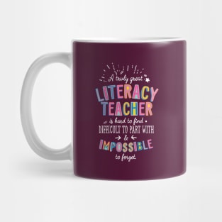 A truly Great Literacy Teacher Gift - Impossible to forget Mug